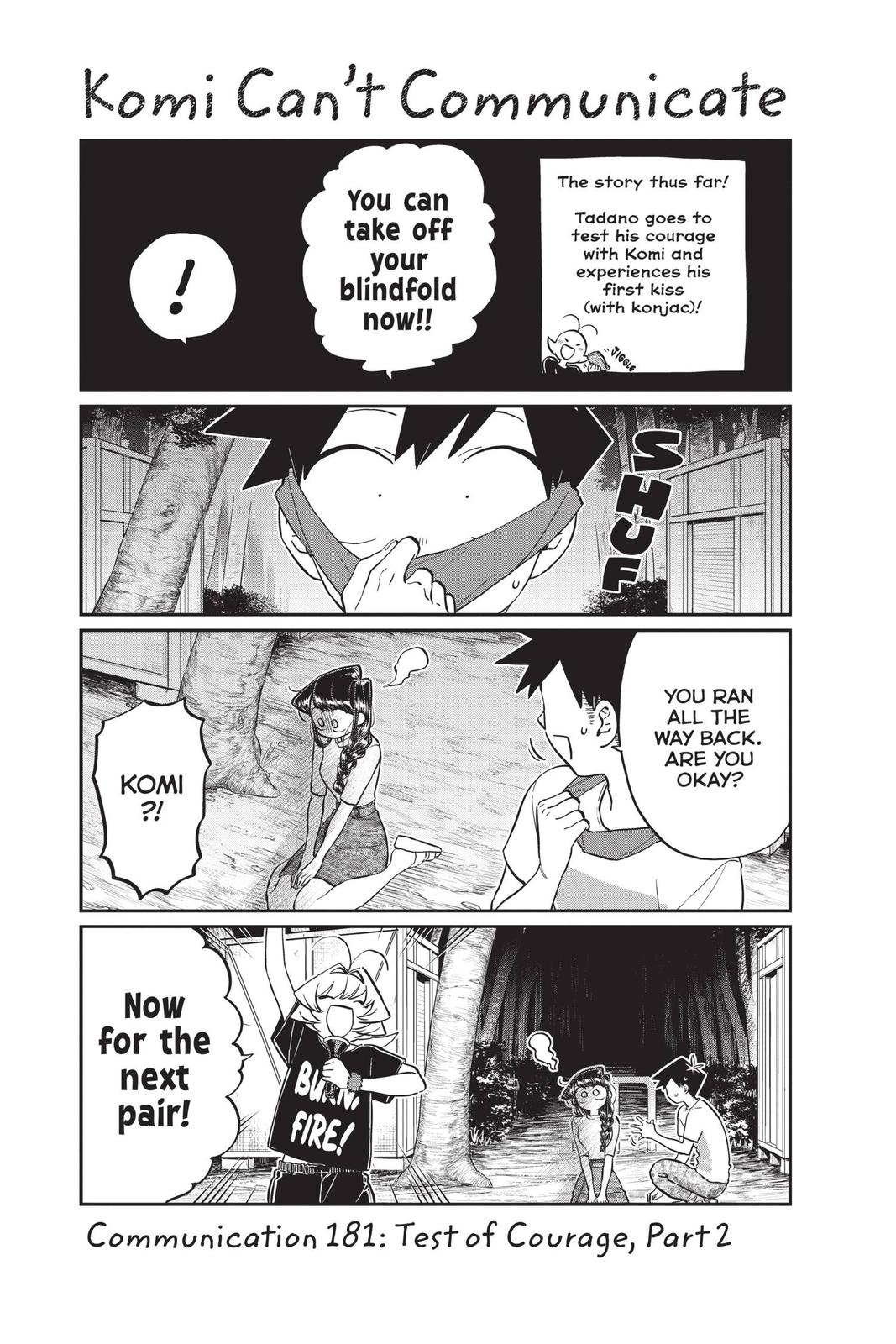 Komi Can’t Communicate Chapter 181
