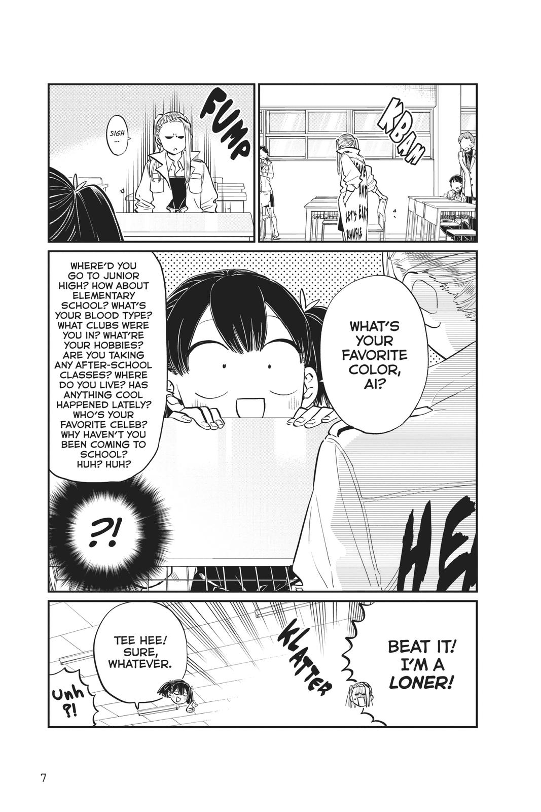 Komi Can’t Communicate Chapter 182