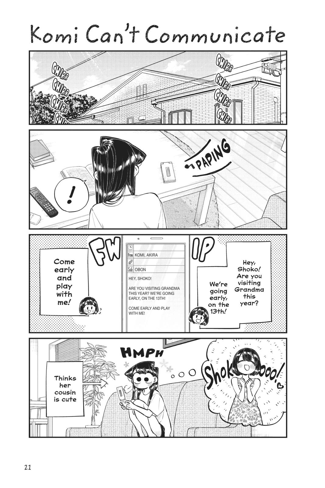 Komi Can’t Communicate Chapter 183