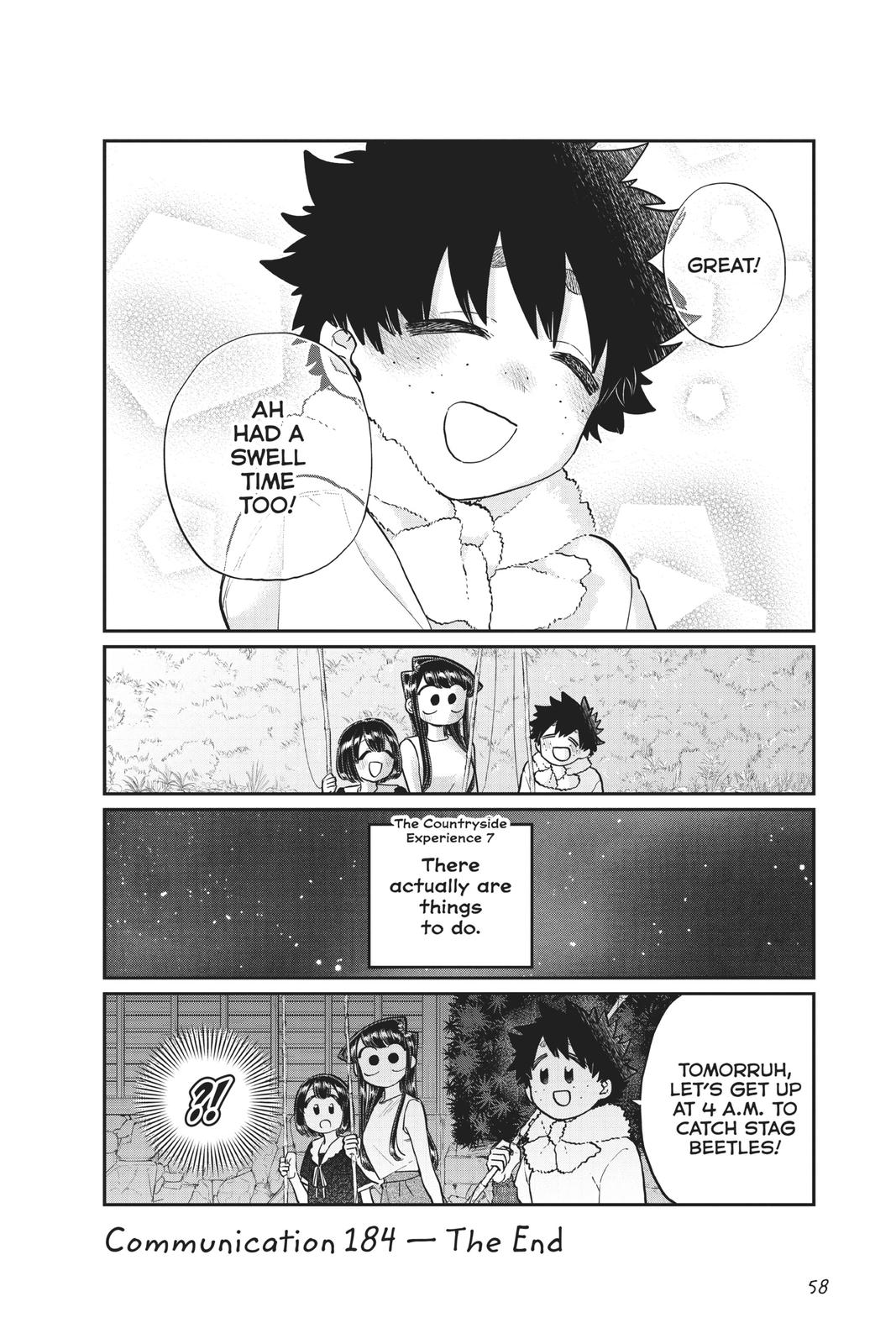 Komi Can’t Communicate Chapter 184