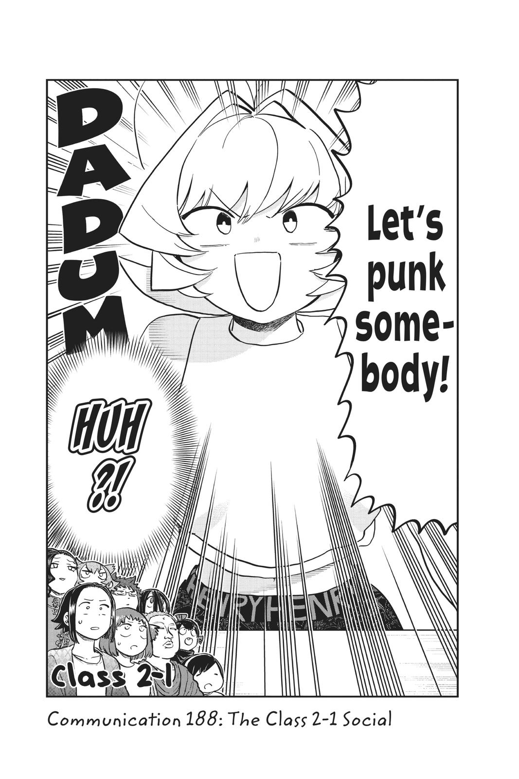 Komi Can’t Communicate Chapter 188