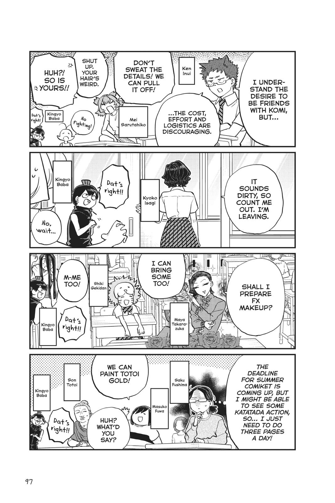 Komi Can’t Communicate Chapter 188