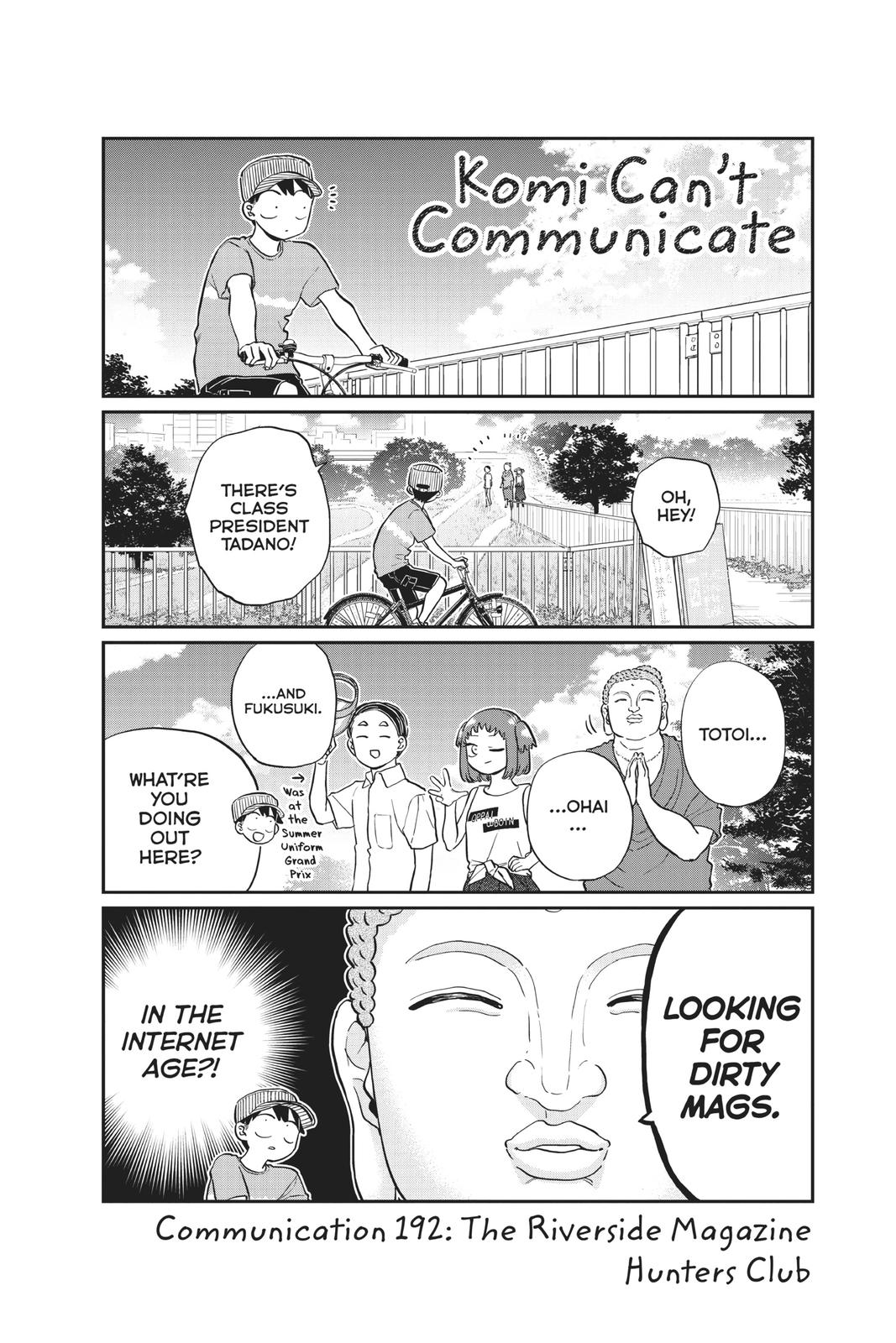Komi Can’t Communicate Chapter 192