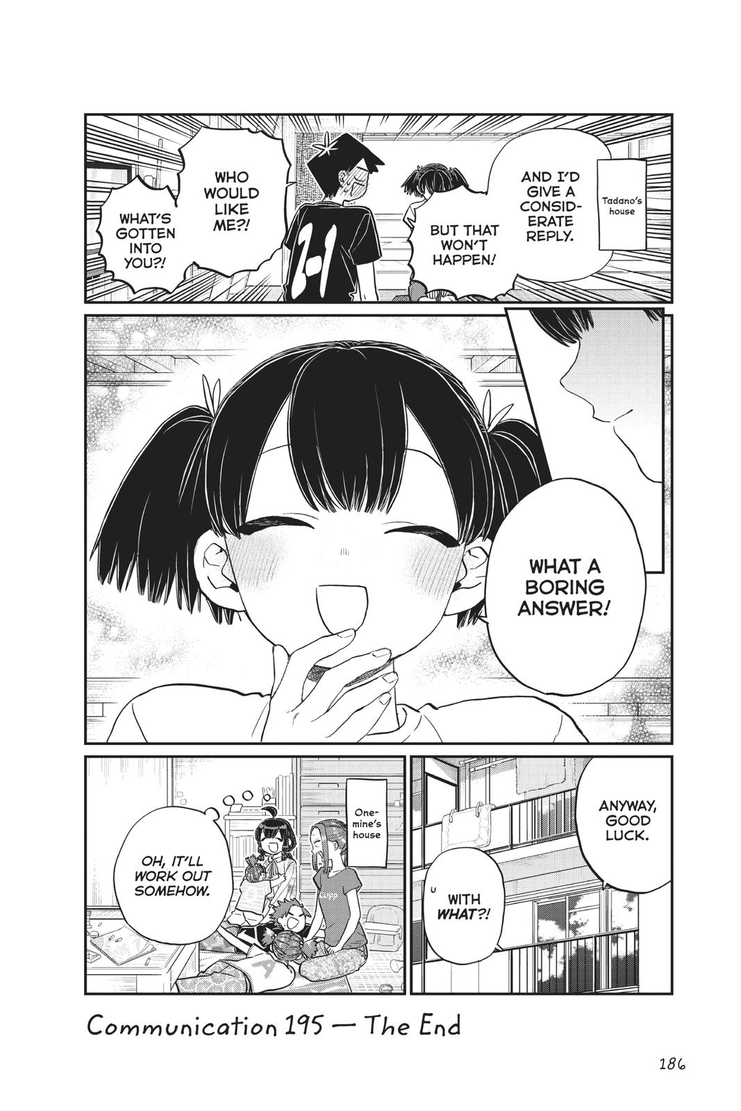 Komi Can’t Communicate Chapter 195