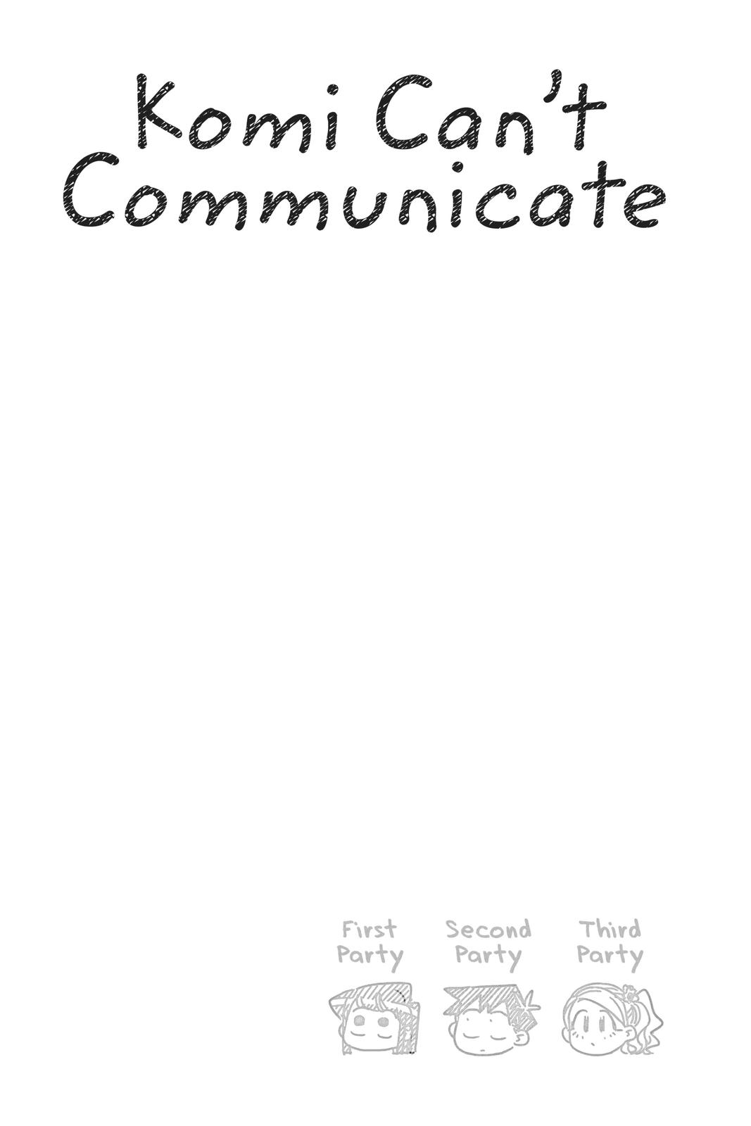 Komi Can’t Communicate Chapter 195