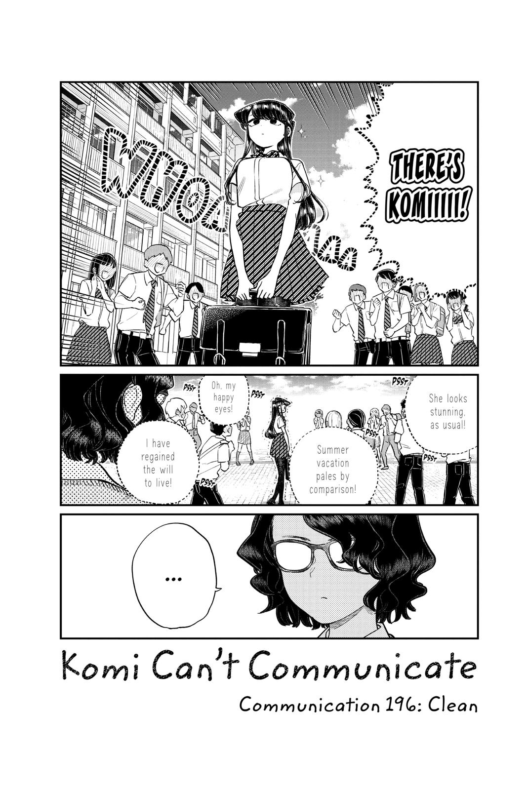 Komi Can’t Communicate Chapter 196