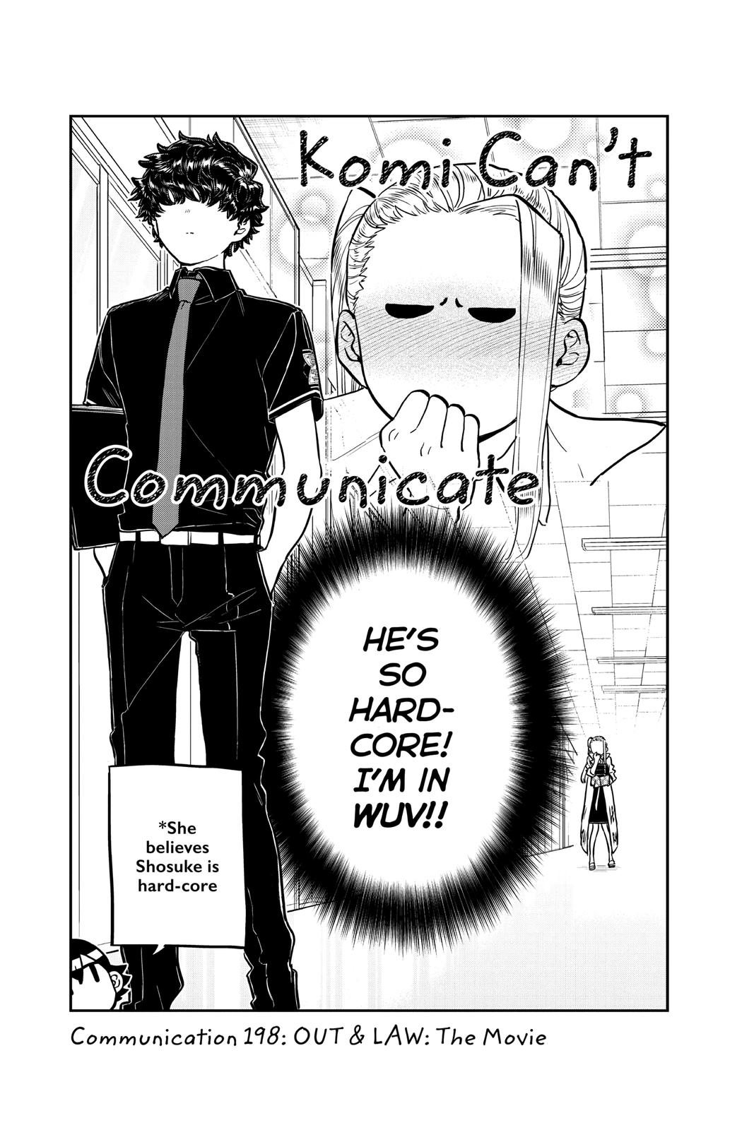 Komi Can’t Communicate Chapter 198