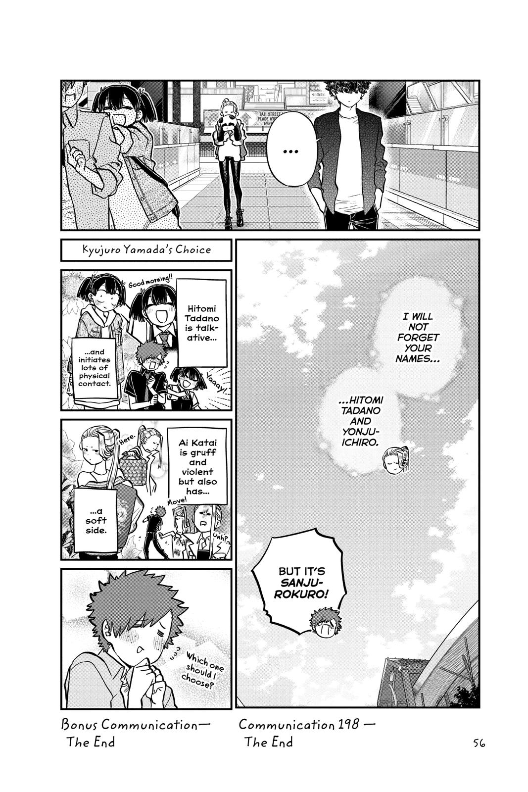 Komi Can’t Communicate Chapter 198