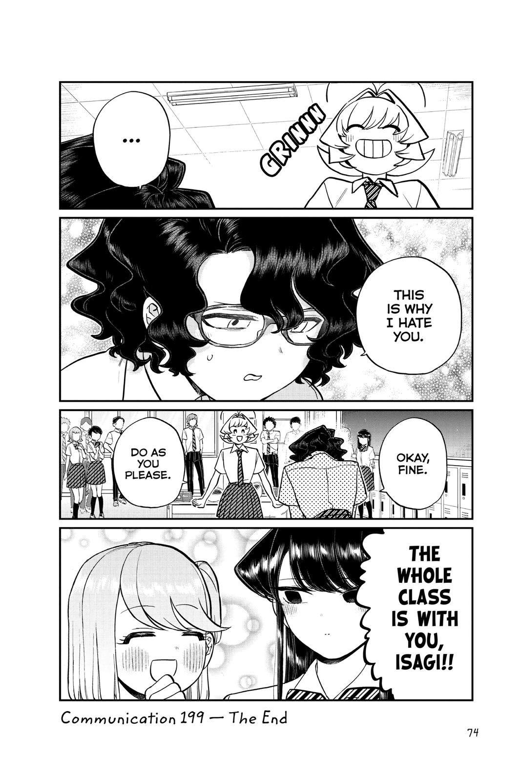 Komi Can’t Communicate Chapter 199