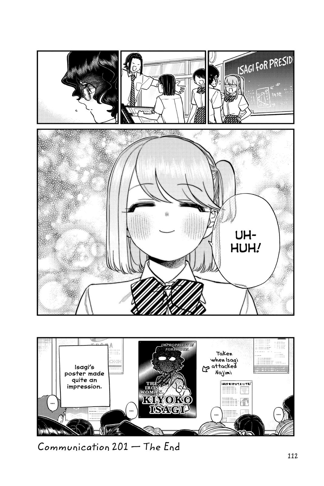 Komi Can’t Communicate Chapter 201