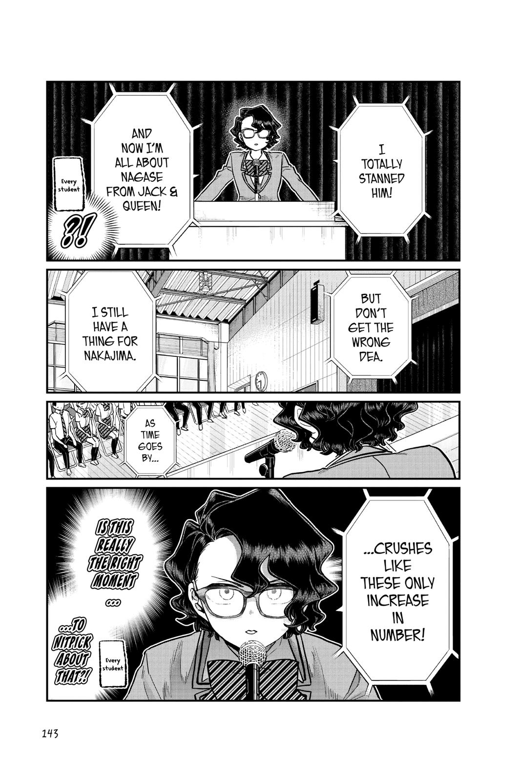 Komi Can’t Communicate Chapter 203