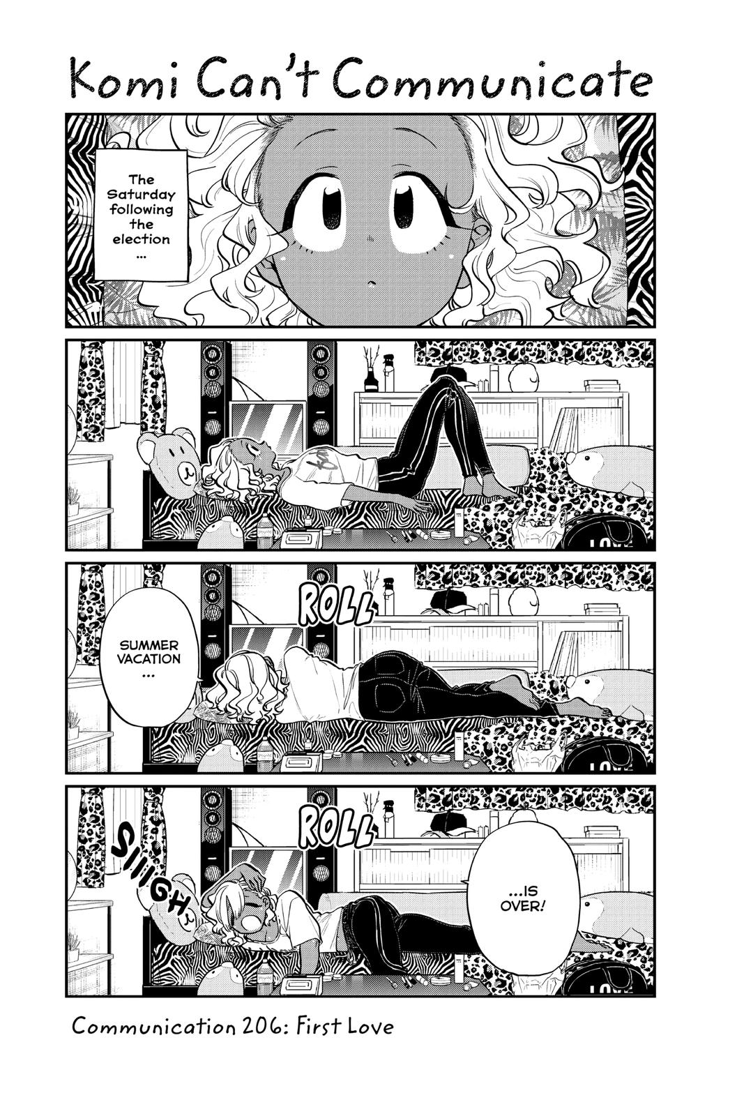 Komi Can’t Communicate Chapter 206