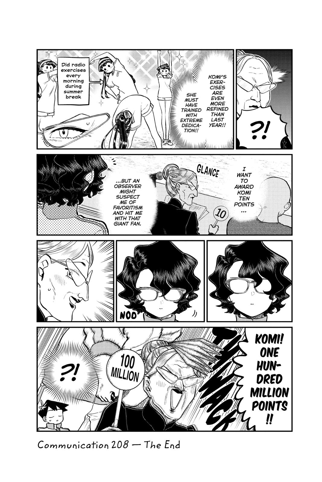 Komi Can’t Communicate Chapter 208
