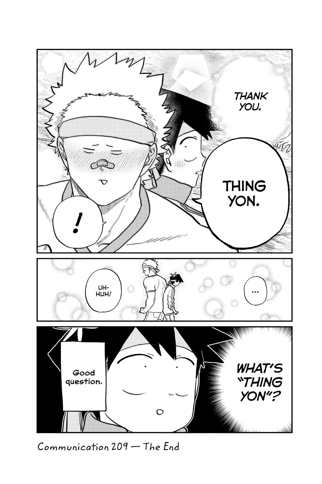 Komi Can’t Communicate Chapter 209