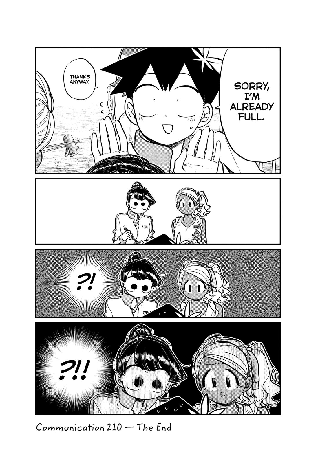 Komi Can’t Communicate Chapter 210
