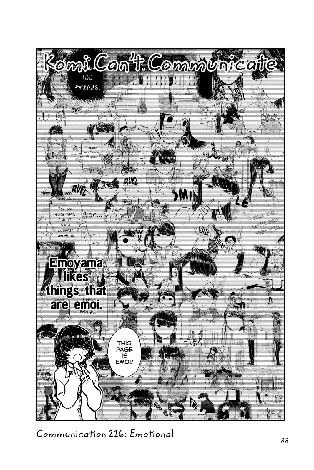 Komi Can’t Communicate Chapter 216