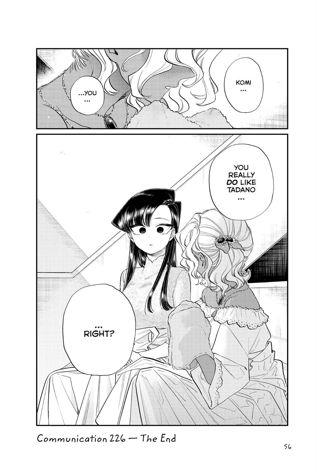Komi Can’t Communicate Chapter 226