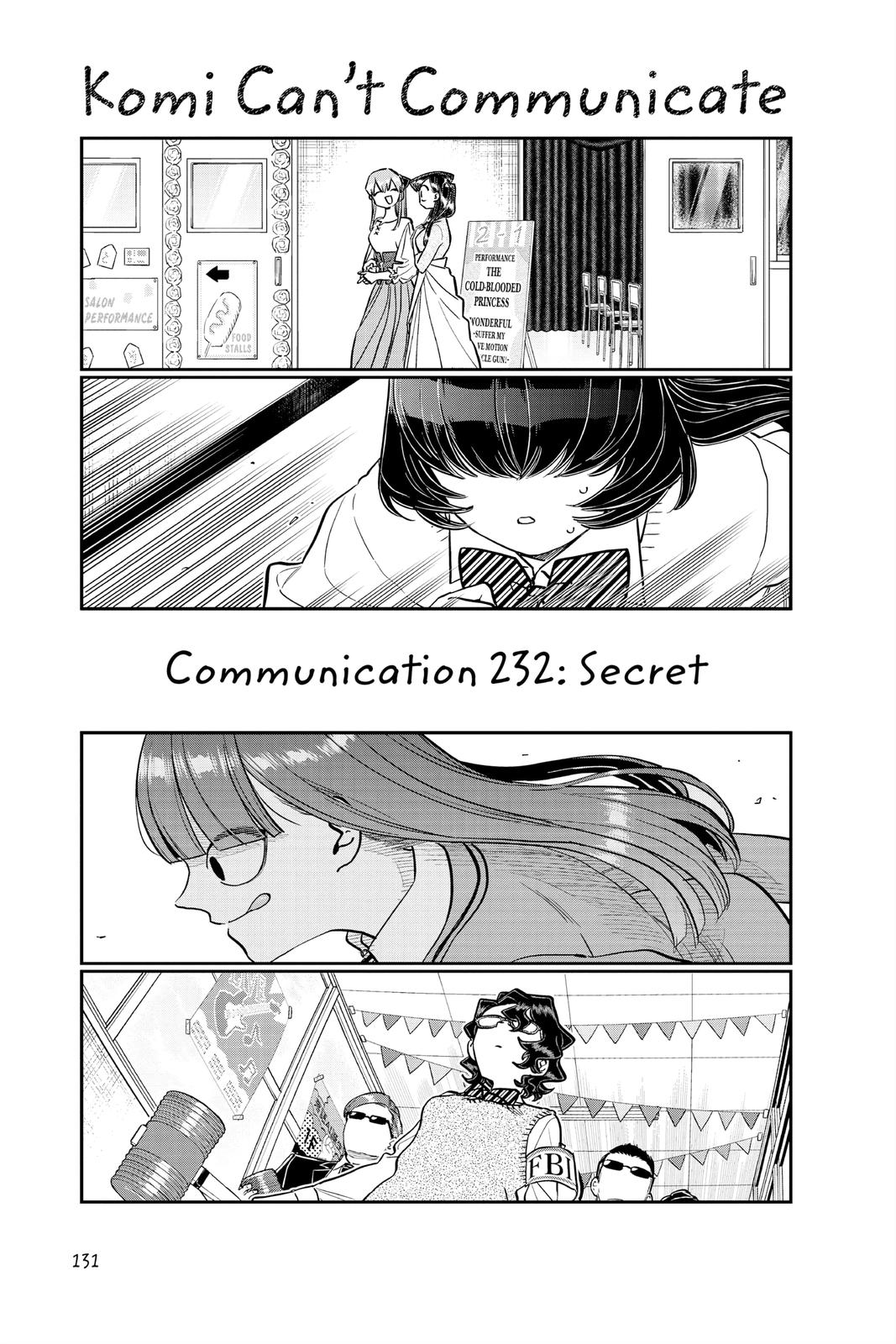 Komi Can’t Communicate Chapter 232