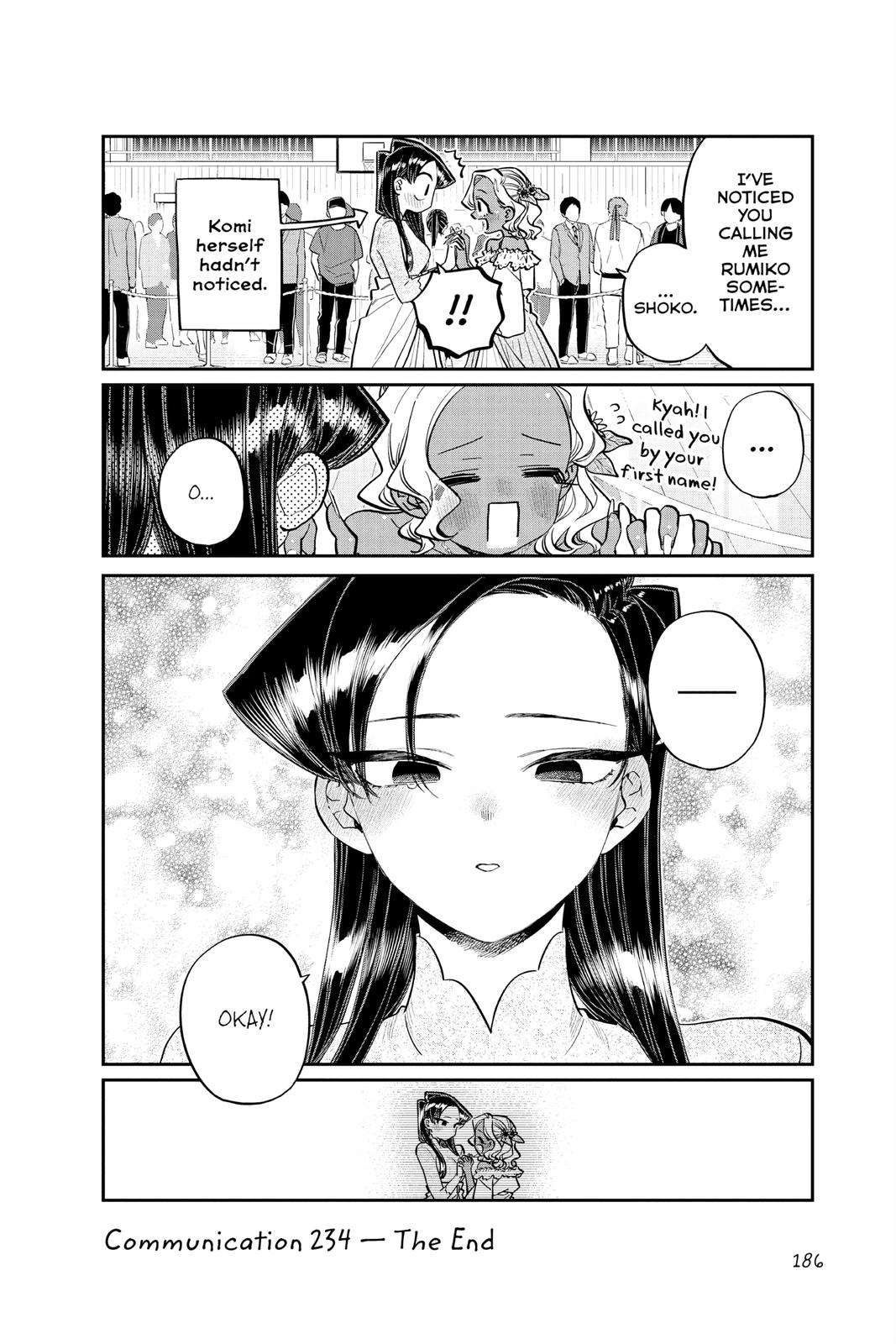 Komi Can’t Communicate Chapter 234