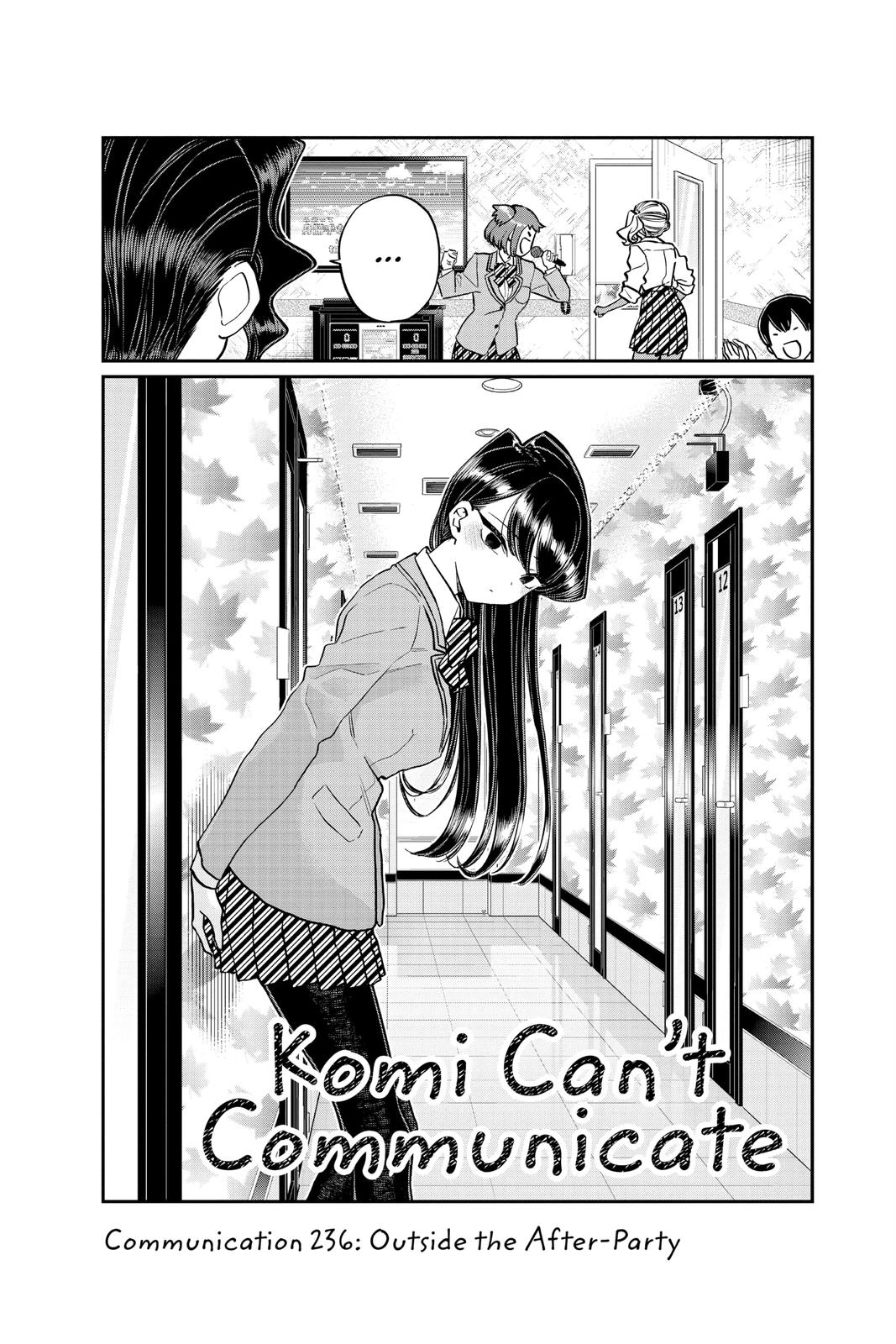 Komi Can’t Communicate Chapter 236