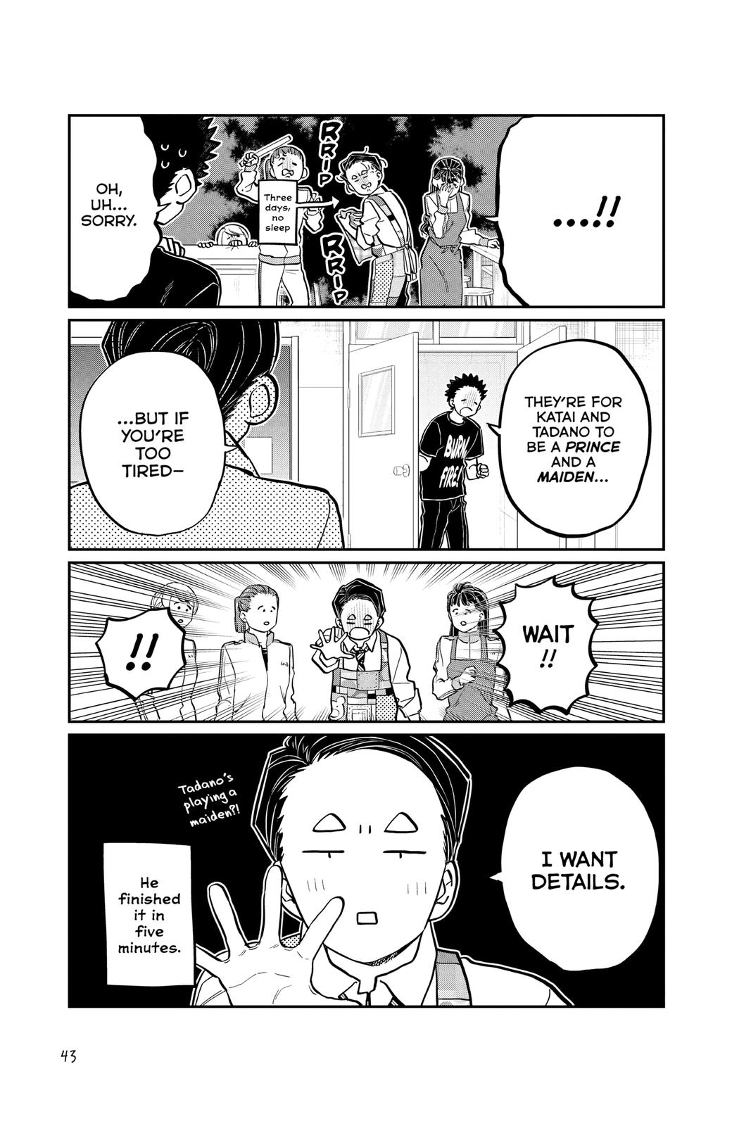 Komi Can’t Communicate Chapter 238