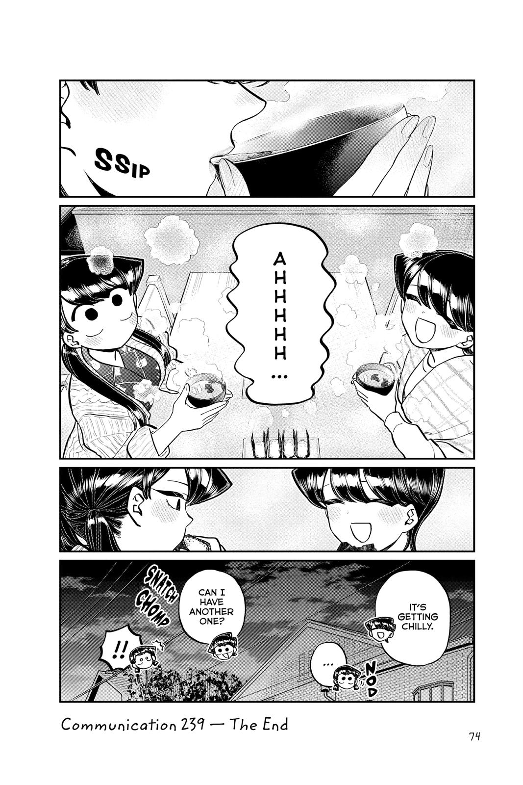 Komi Can’t Communicate Chapter 239
