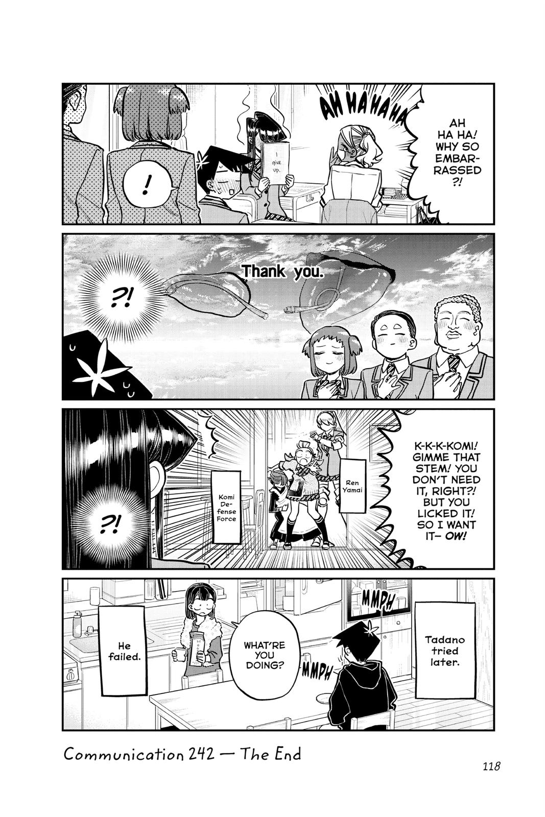 Komi Can’t Communicate Chapter 242