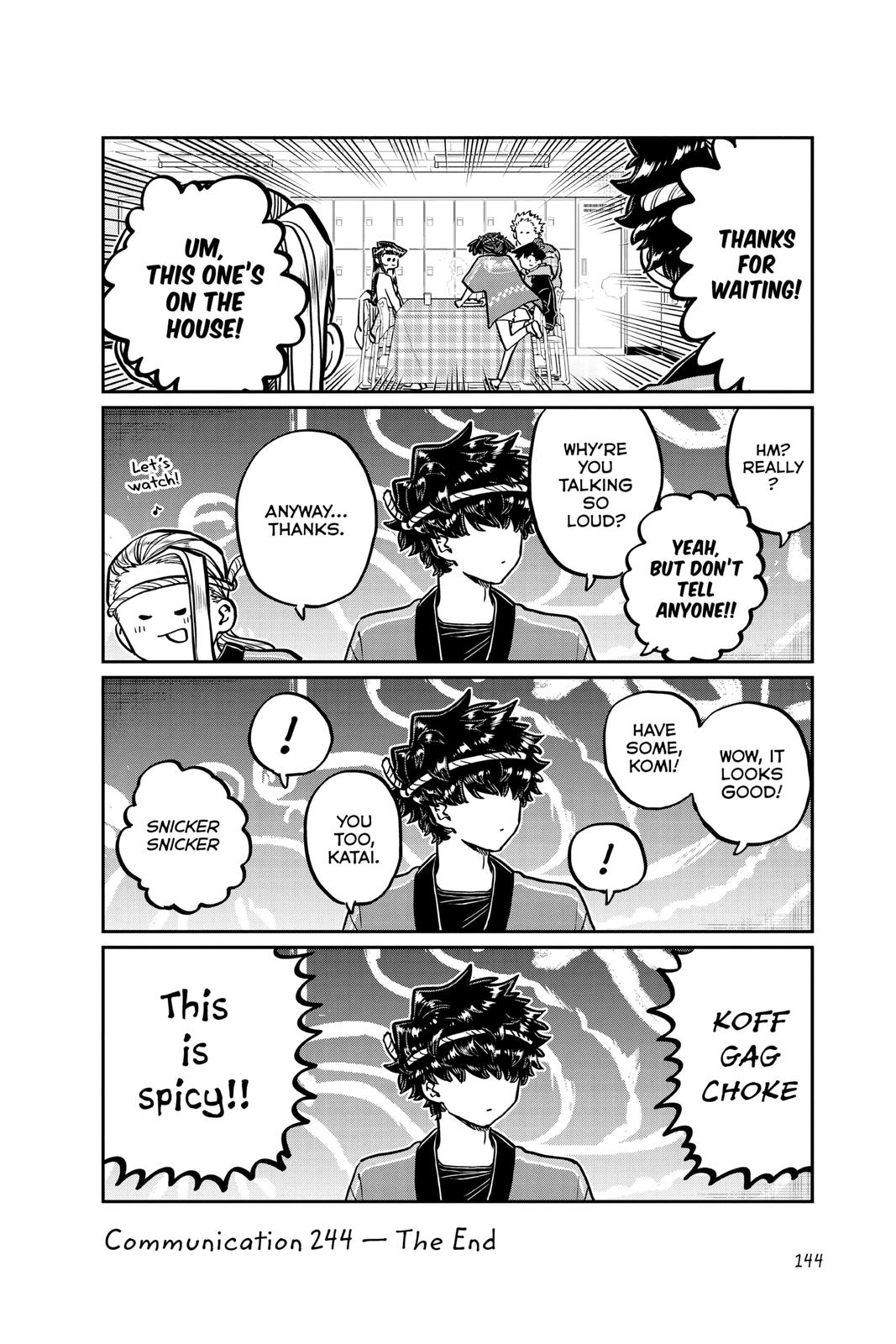 Komi Can’t Communicate Chapter 244