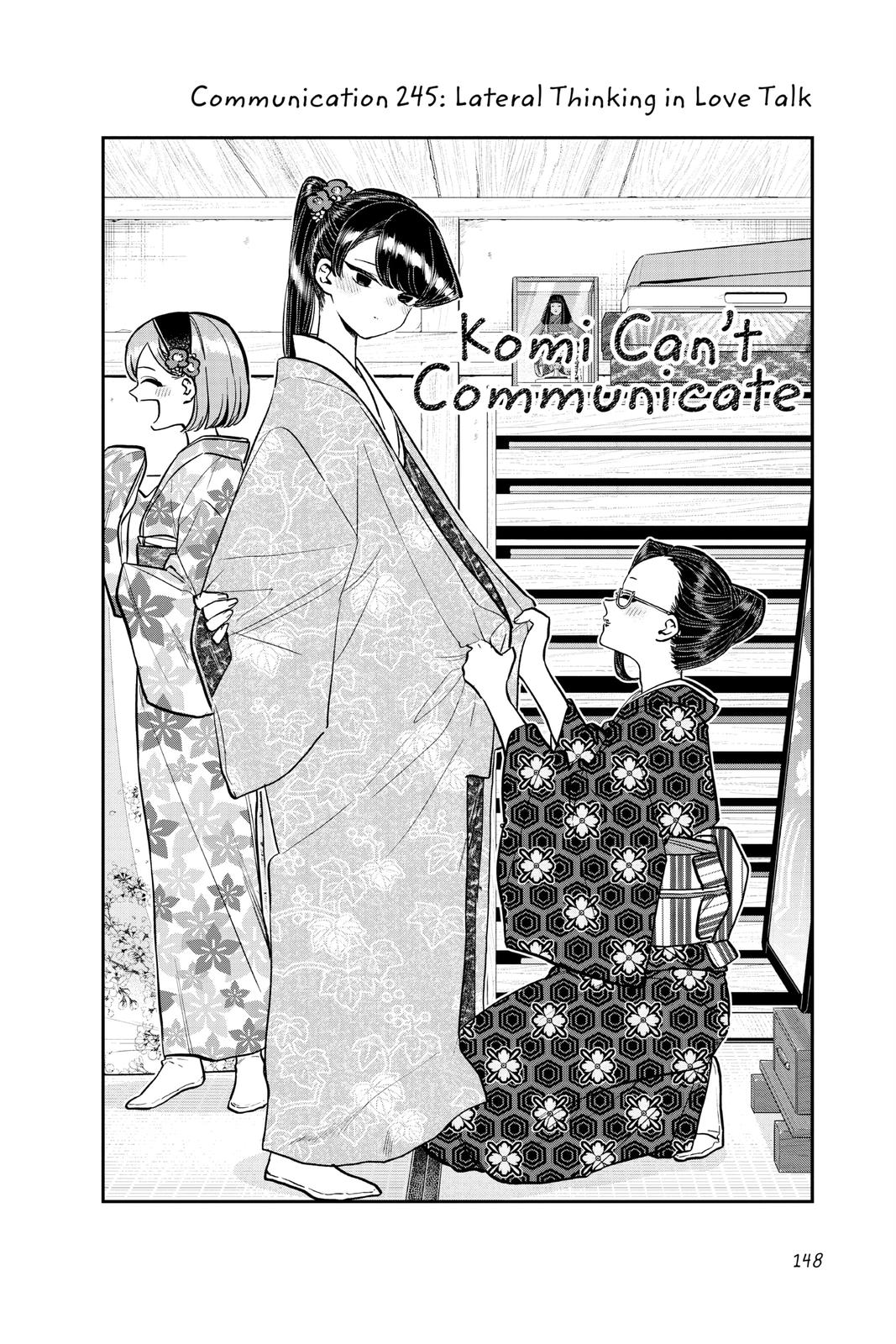 Komi Can’t Communicate Chapter 245
