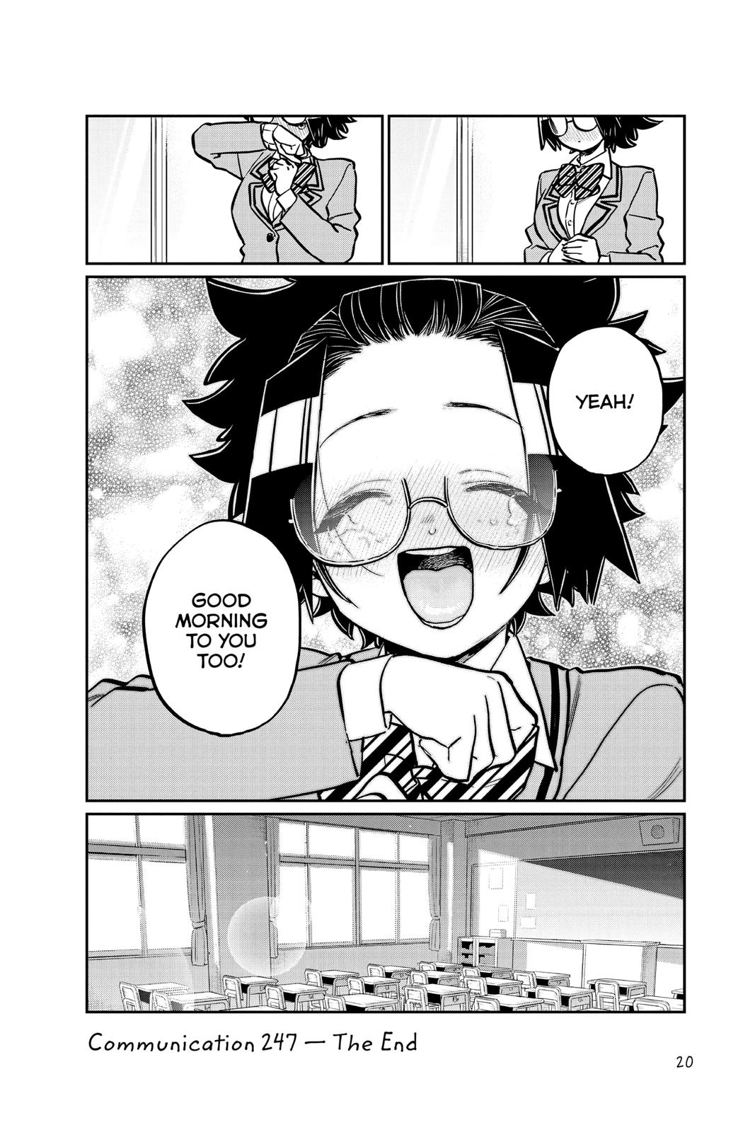 Komi Can’t Communicate Chapter 247
