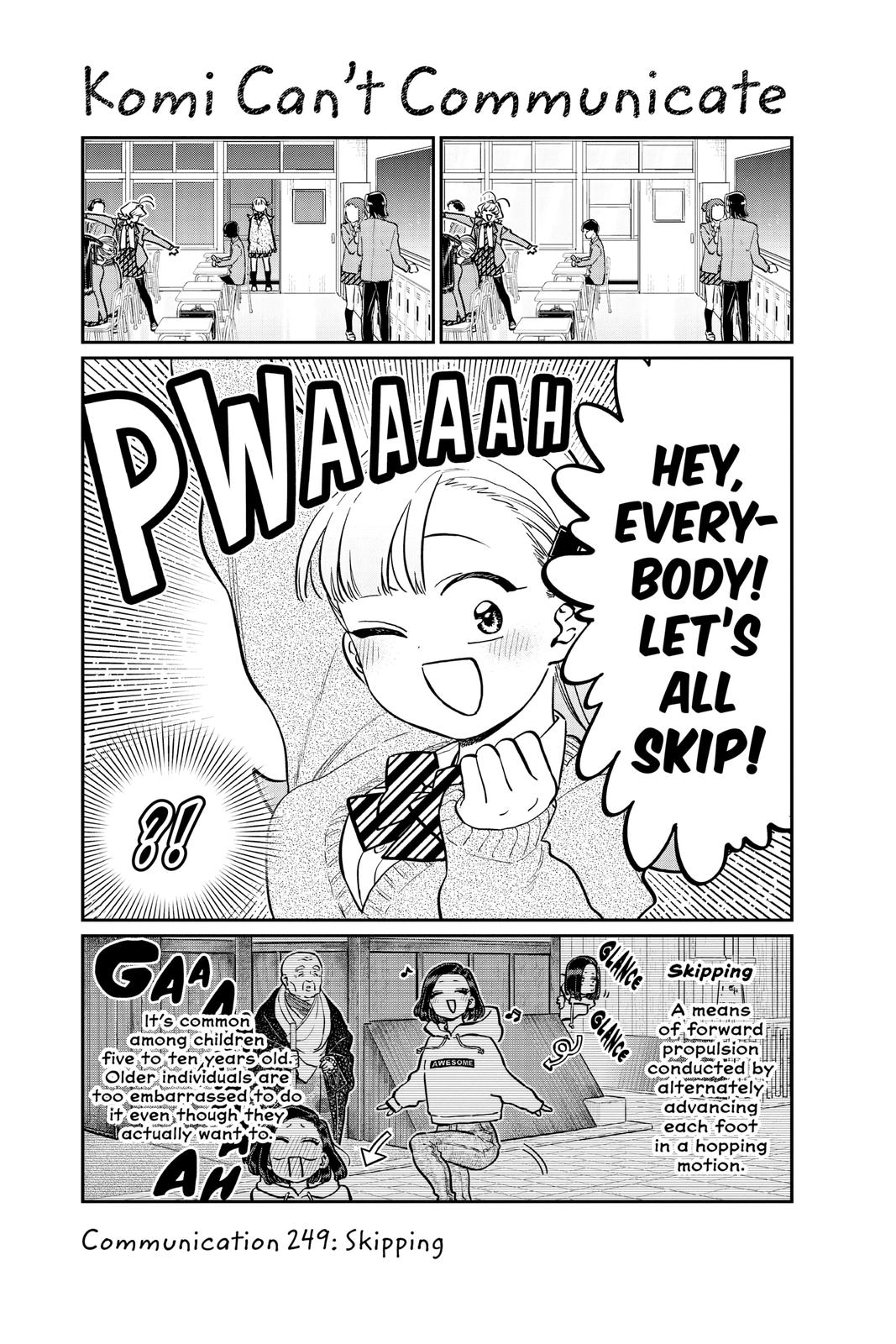 Komi Can’t Communicate Chapter 249