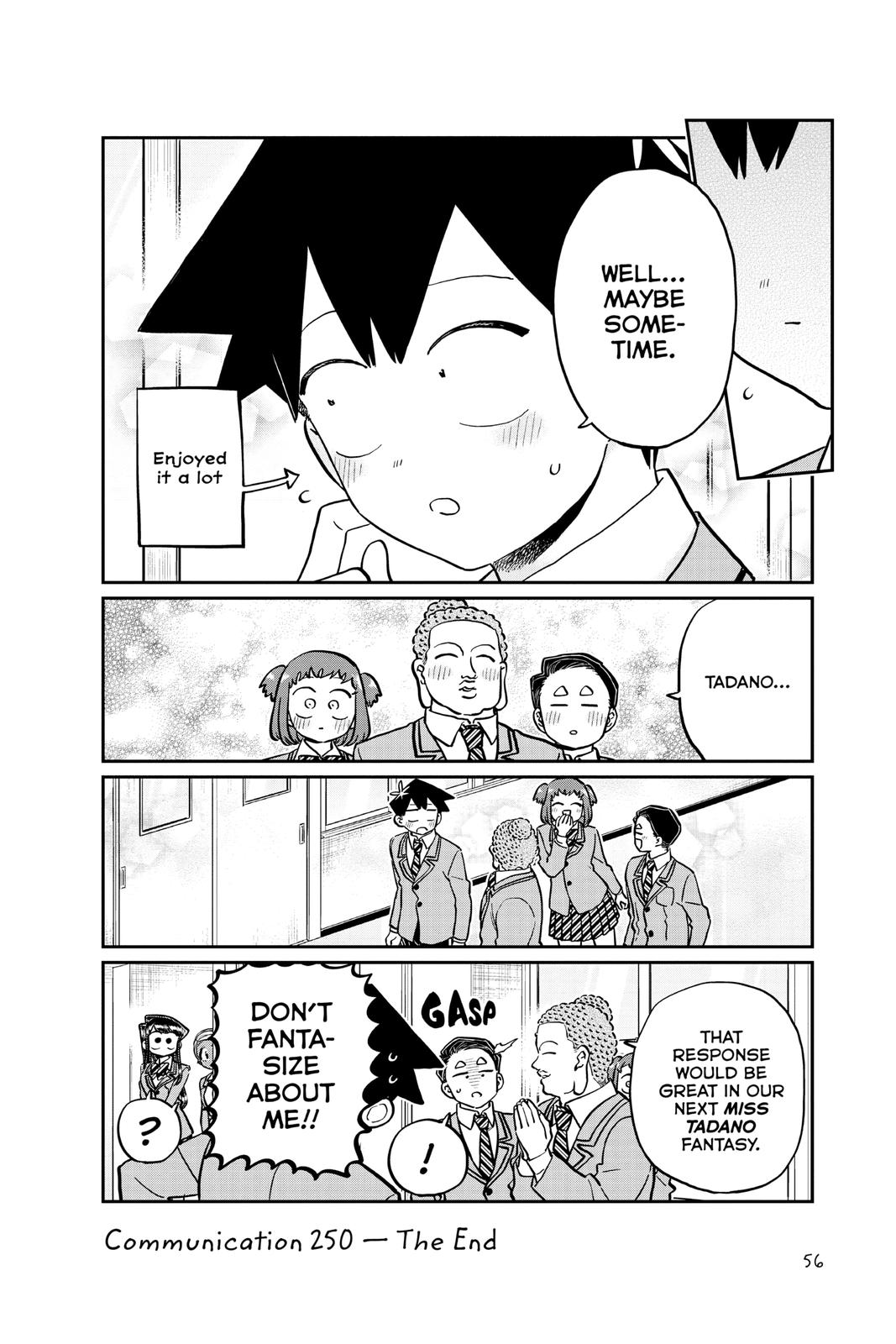 Komi Can’t Communicate Chapter 250