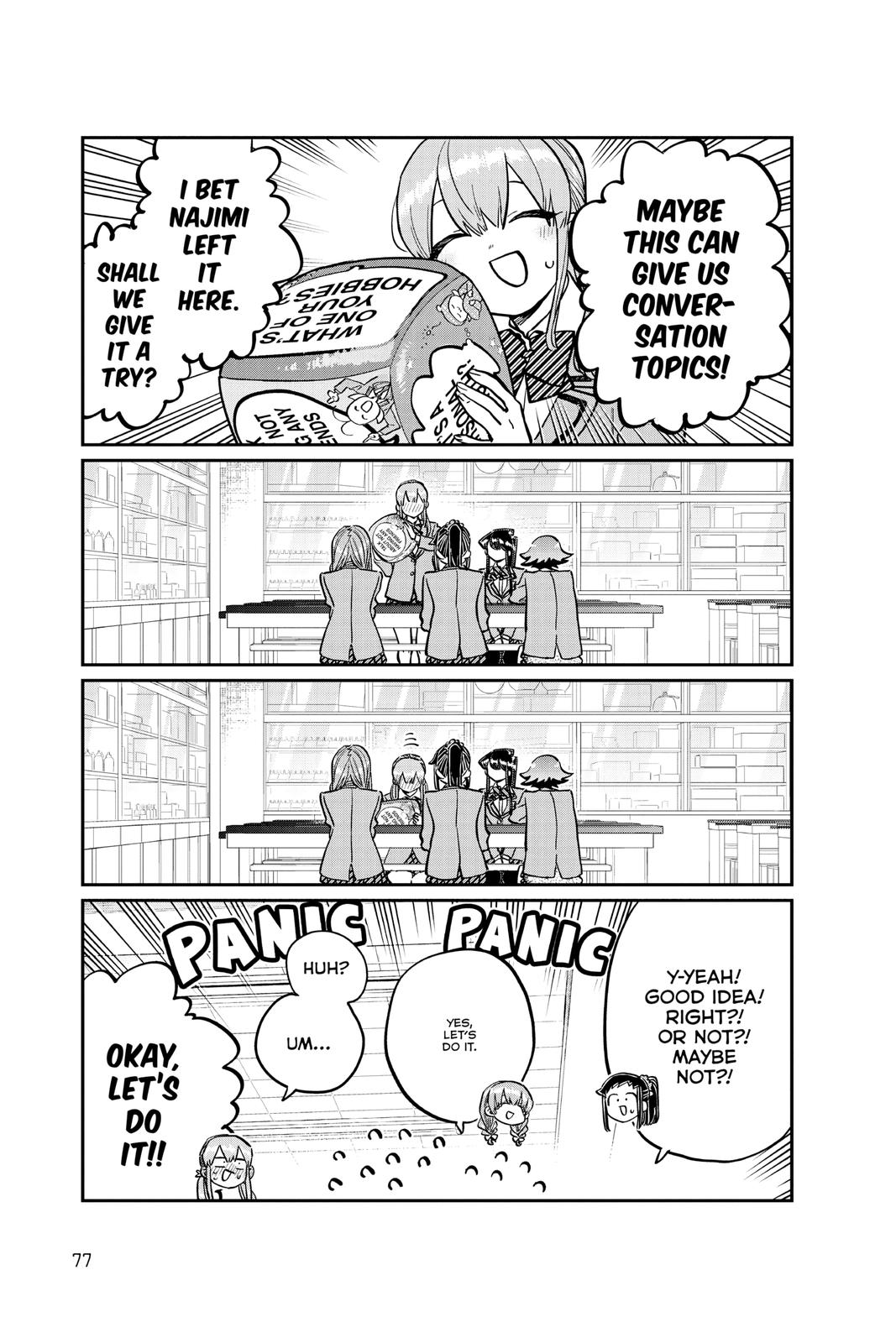 Komi Can’t Communicate Chapter 252