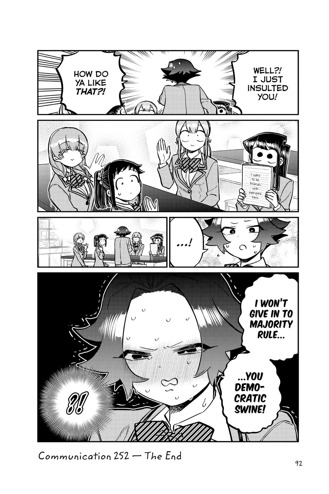 Komi Can’t Communicate Chapter 252