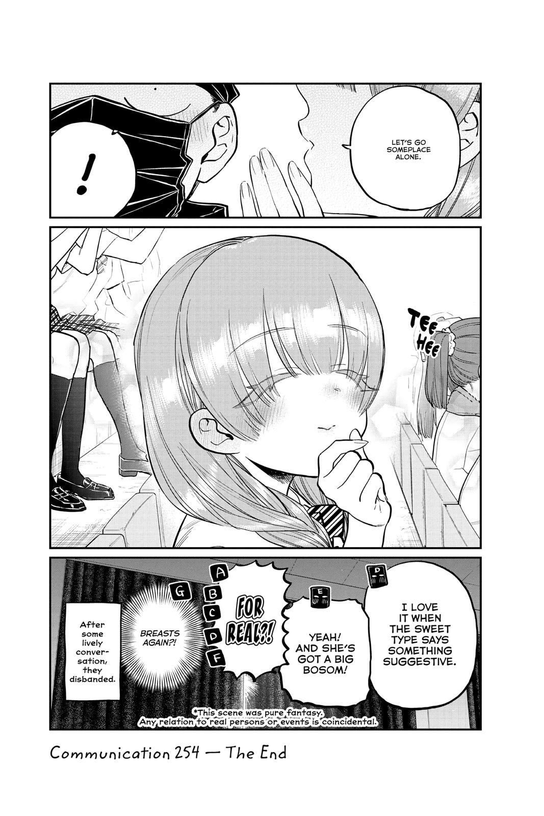 Komi Can’t Communicate Chapter 254