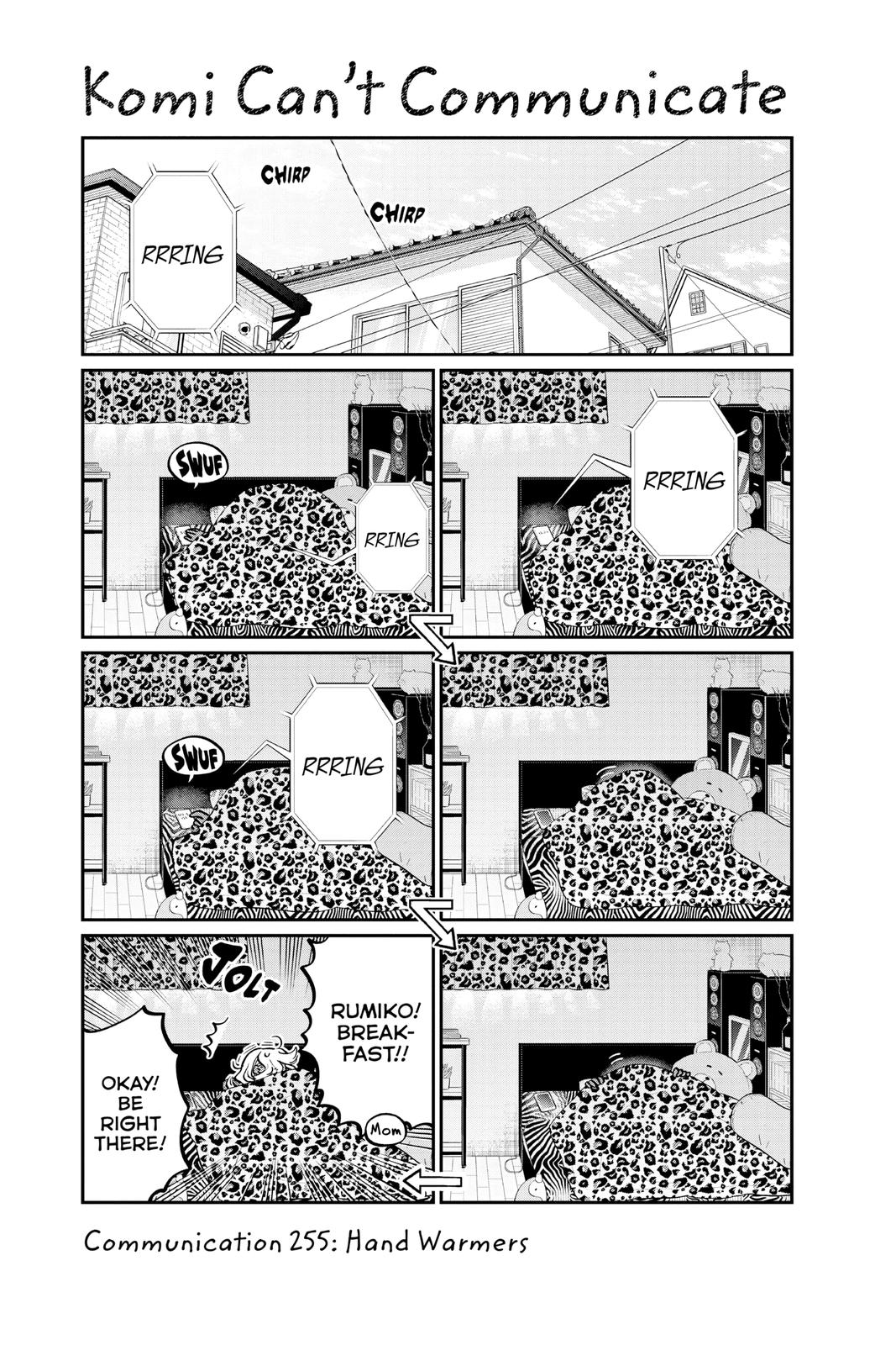 Komi Can’t Communicate Chapter 255