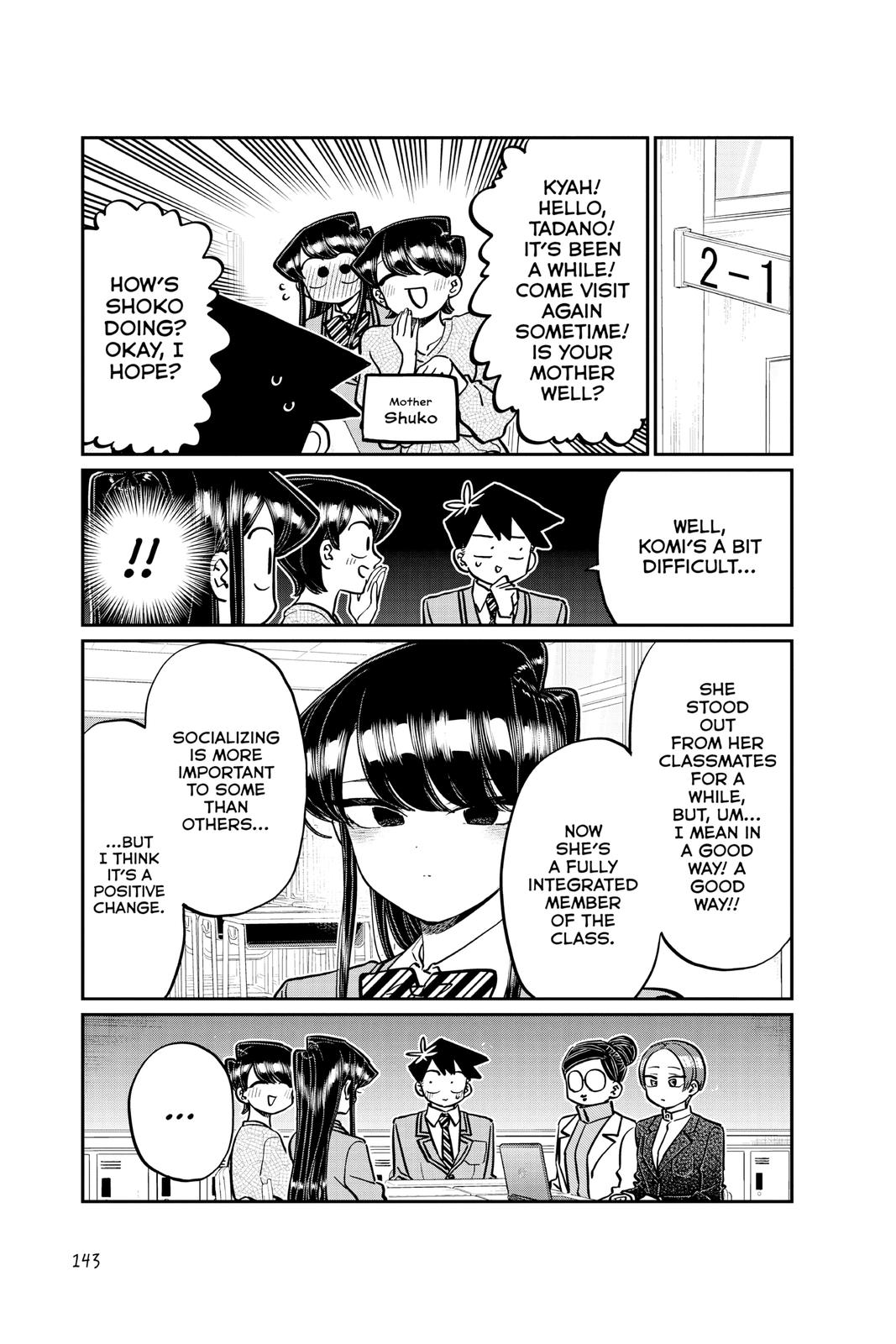 Komi Can’t Communicate Chapter 256