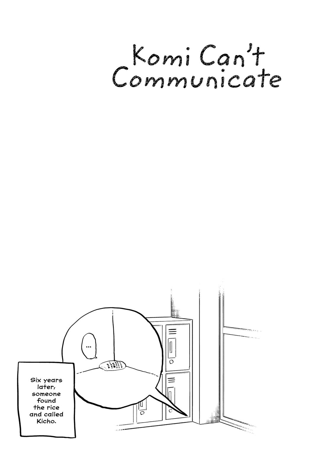 Komi Can’t Communicate Chapter 258