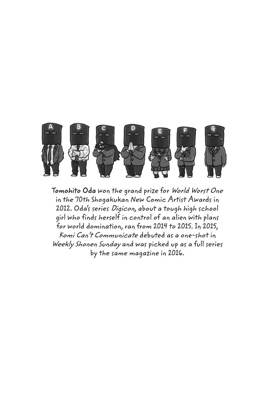 Komi Can’t Communicate Chapter 258