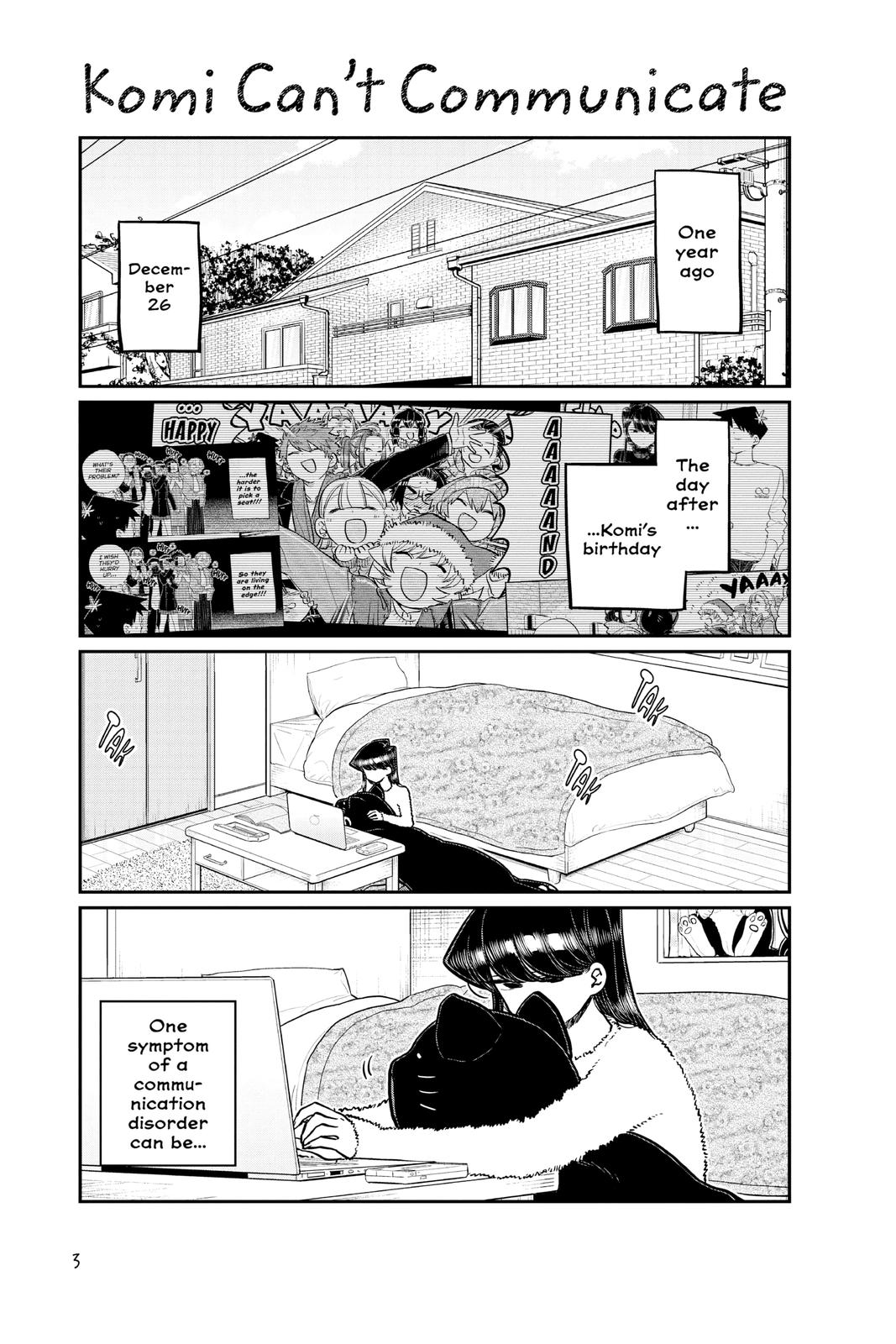 Komi Can’t Communicate Chapter 259