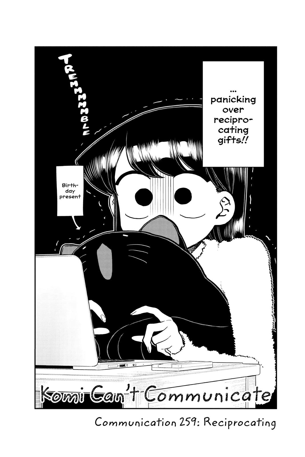 Komi Can’t Communicate Chapter 259
