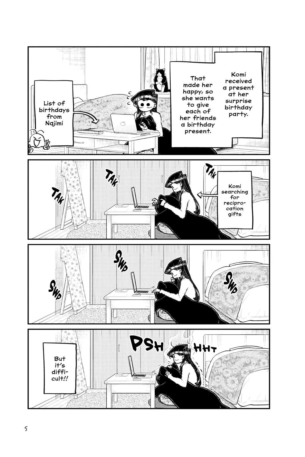 Komi Can’t Communicate Chapter 259