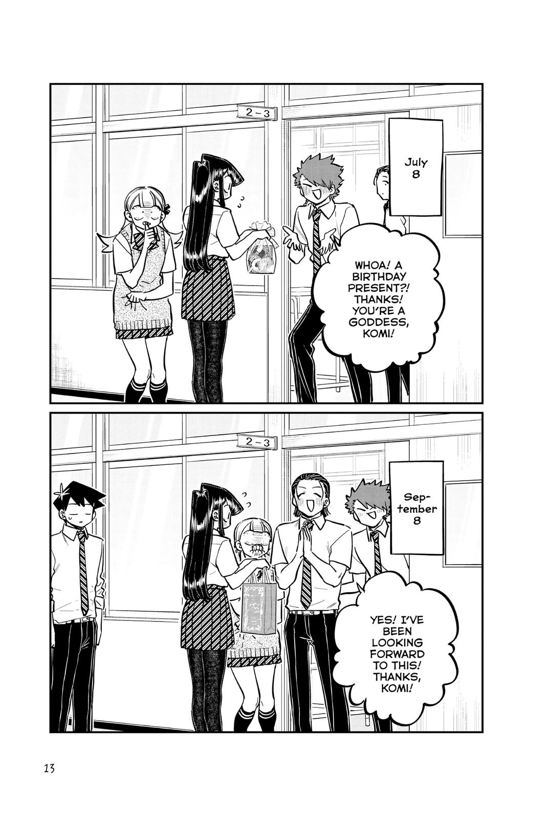 Komi Can’t Communicate Chapter 259
