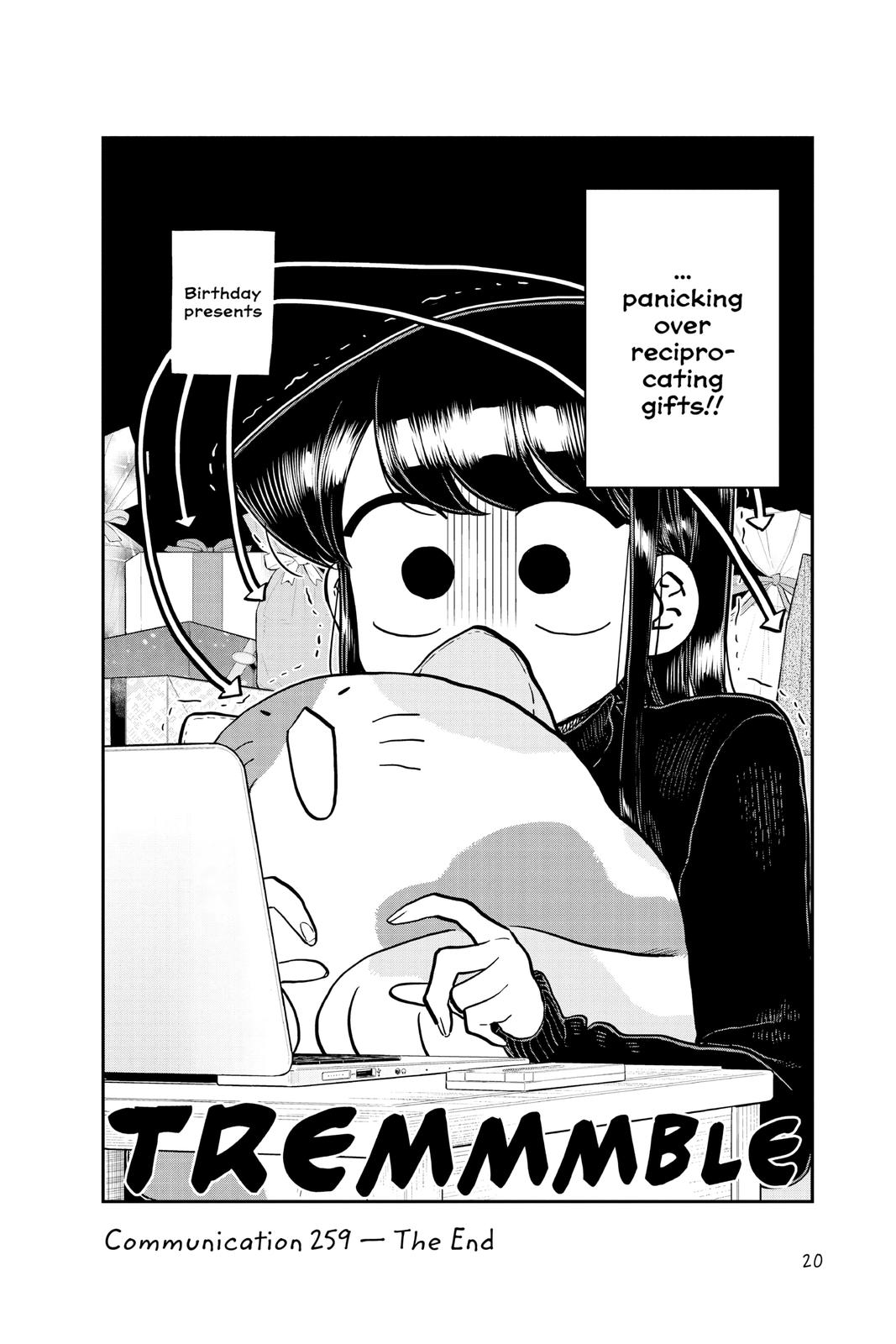 Komi Can’t Communicate Chapter 259