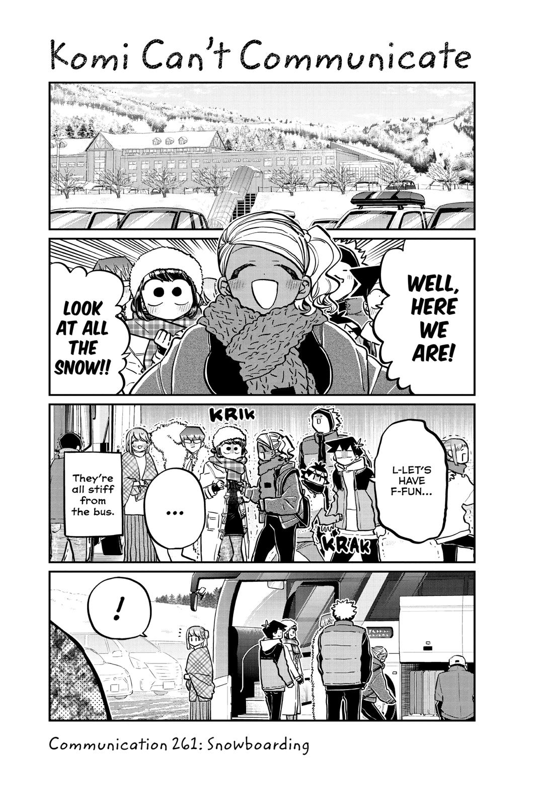 Komi Can’t Communicate Chapter 261