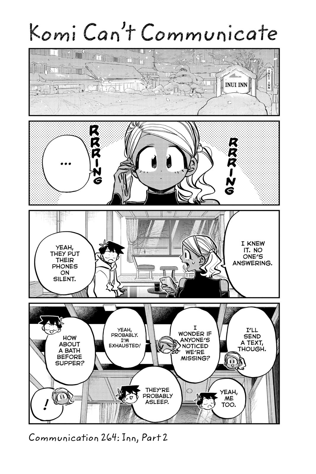 Komi Can’t Communicate Chapter 264