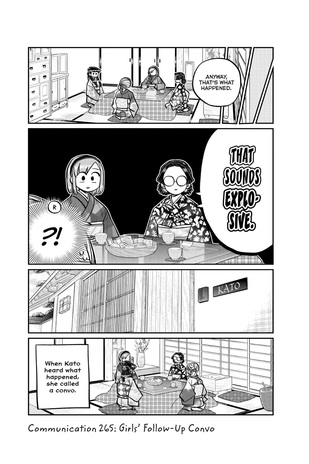 Komi Can’t Communicate Chapter 265