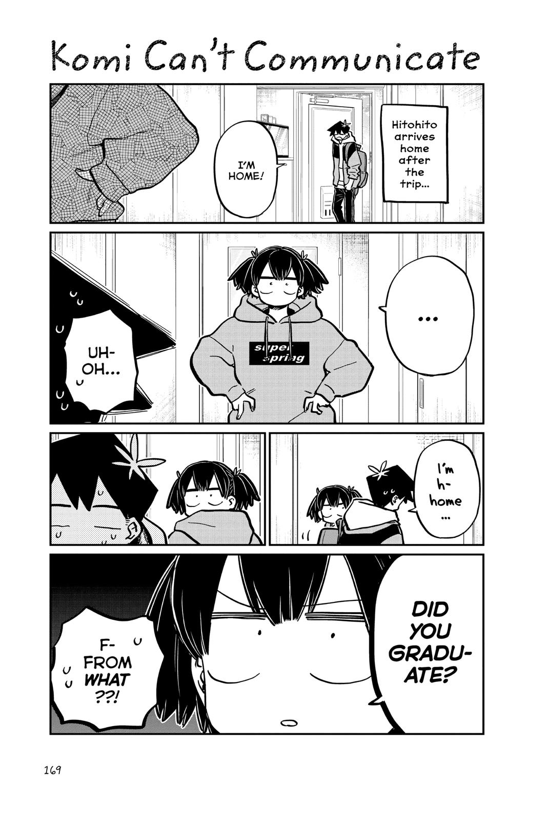 Komi Can’t Communicate Chapter 269