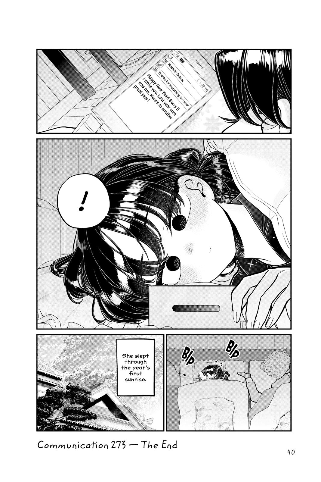 Komi Can’t Communicate Chapter 273
