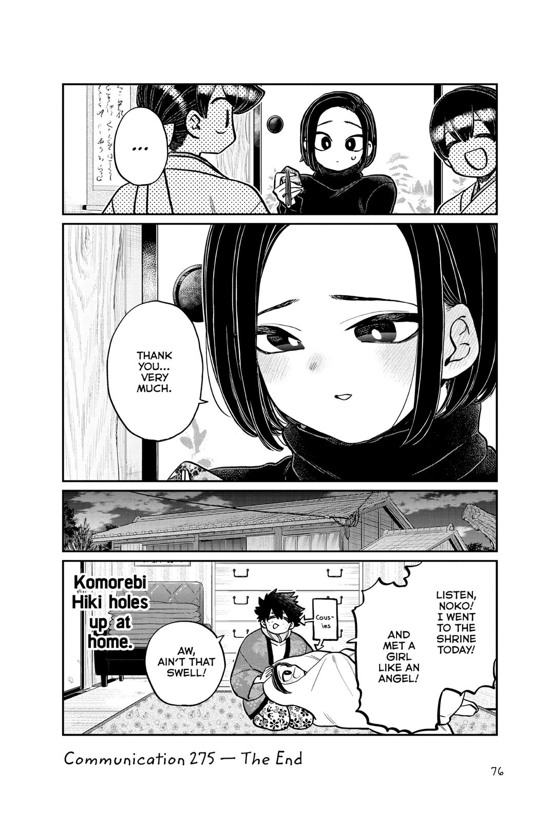 Komi Can’t Communicate Chapter 275